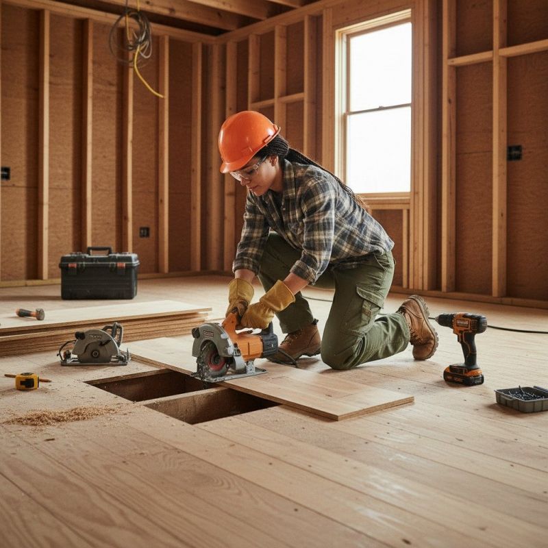 Subfloor Inspecting detail