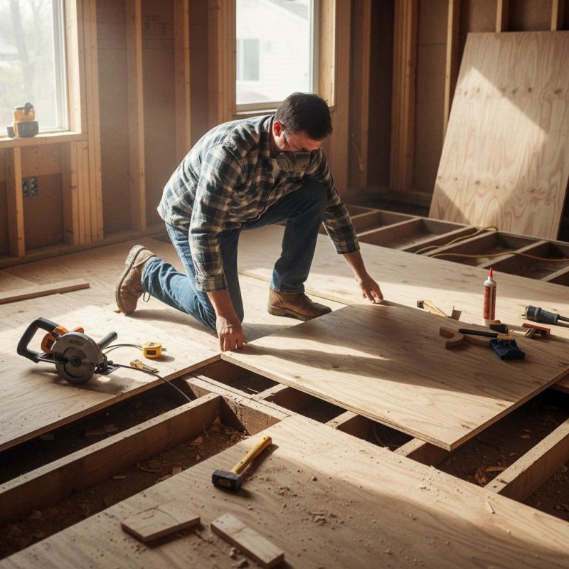 Subfloor Inspecting detail